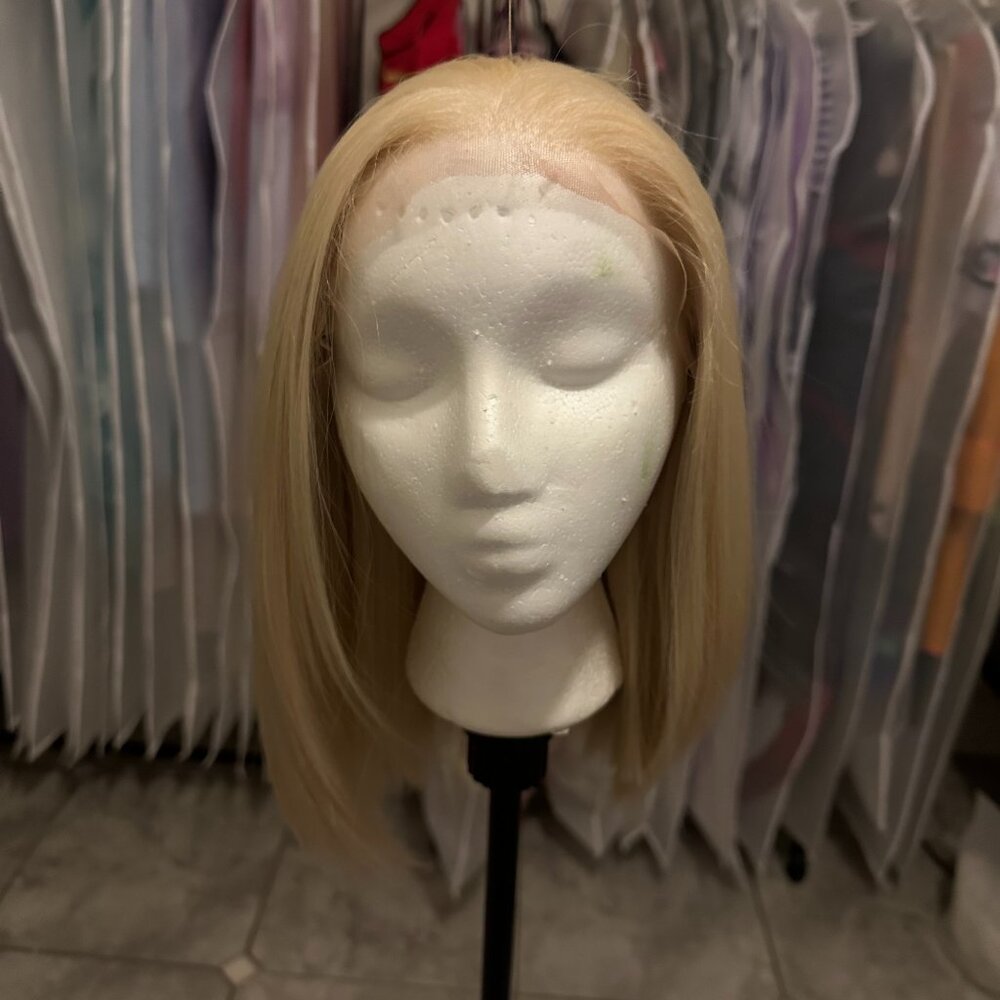 Blonde Lace front Bob Wig